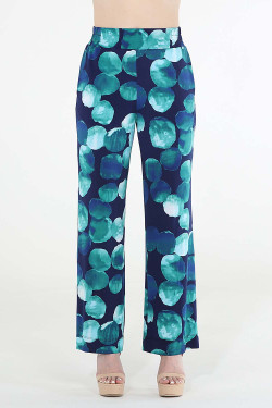Front of the Suzanne Printed Pants style P1898-259 from Last Tango in the multicolor print