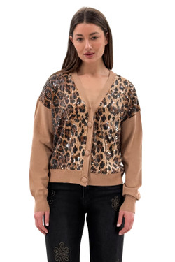 pois♡double mesh Cardigan【beige】 在庫調整/即納再販 double mesh Cardigan【beige】 | pois