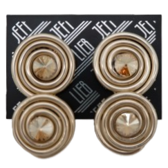 Platinum Spiral Stud Earrings SKU 30715 from Jeff Lieb