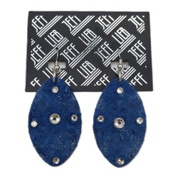 Denim Stone Pendant Earrings SKU 31206 from Jeff Lieb