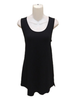 Front of the Dakota Tank Top from Kozan in the color black
