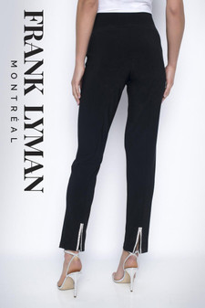 Back of the Bling Dress Pants from Frank Lyman in the color black