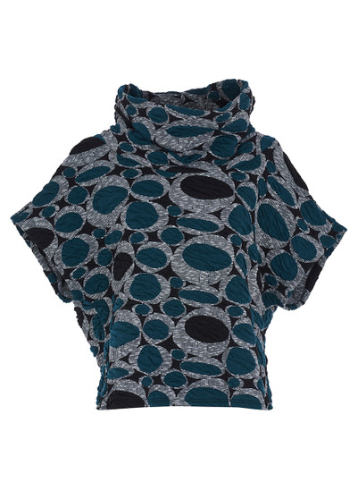 Front of the Suki Pop-Over Top from Kozan in the color Tidepool