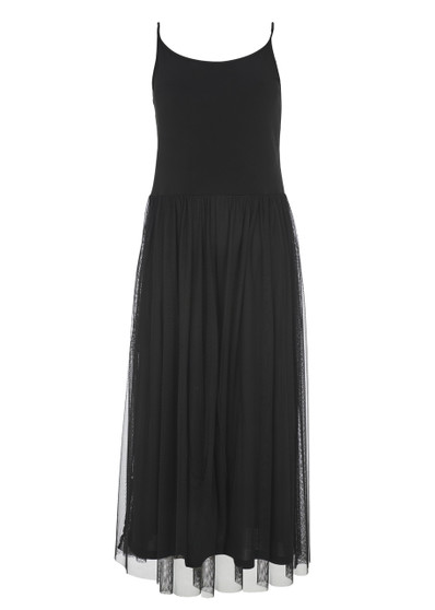 Front of the Tulle Bottom Dress from Kozan in the color black