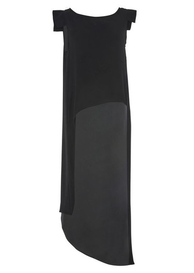 Front of the Knox Topper Tunic from Kozan style CR-1623 in the color black
