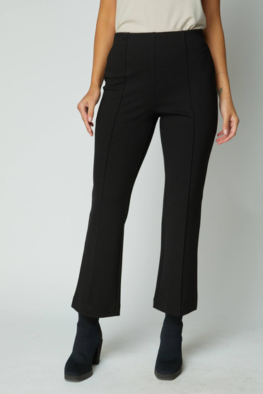 Front of the Kick Flare Pants style 120280 from Olivia in the color black