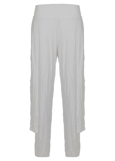 Front of the Crinkle Tom Pants style CV-3989 from Kozan in the color white