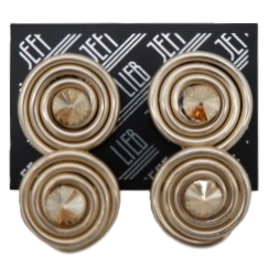 Platinum Spiral Stud Earrings SKU 30715 from Jeff Lieb