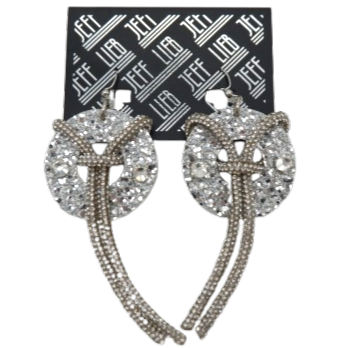 Rhinestone Tassel Pendant Earrings SKU 30727 from Jeff Lieb