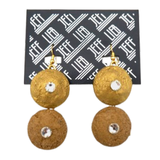 Gold-Tone Pendant Earrings SKU 30732 from Jeff Lieb