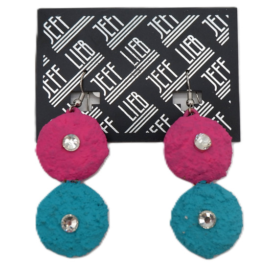 Neon Pendant Earrings SKU 31224 from Jeff Lieb