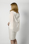 Back of the Chiffon Overlay Formal Dress from Frank Lyman in the colors beige and gold