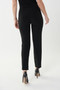 Back of the Slit Hem Dress Pants style 143105 from Joseph Ribkoff in the color black