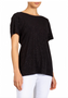 Front of the Glitter Glam Tee from Berek in the color black