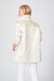 Back of the Kisses Topper Jacket from Berek in the colors ivory and gold