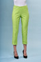 Front of the Cuffed Techno Cropped Pants from Insight in the color Pistachio