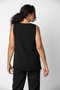 Back of the Pieced Tank Top from Habitat in the color black