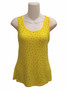 Front of the Embellished Tank from AZI in the color yellow