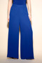 Front of the Wide Leg Pull-On Pants from Joseph Ribkoff in the color royal blue