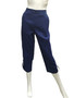 Front of the Ruched Capris from Habitat in the color ink blue