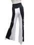 Back of the Blessed Faith Palazzo Pants from Kokomo in the colors black and white