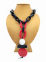 Front of the Red Chunky Chain Necklace from Alisha D.