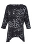 Back of the Dre Long Sleeve Tunic from Kozan in the Delight pattern