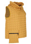 Side of the Aris Wire Collar Vest from Kozan in the color Maize yellow