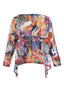 Back of the Mila Topper from Kozan in the multicolor print