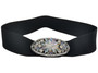 Front of the Rhinestone Elastic Belt from Samuel Dong