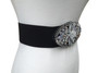 Side of the Rhinestone Elastic Belt from Samuel Dong