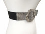 Side of the Rhinestone Ends Elastic Belt from Samuel Dong