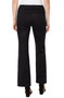 Back of the Flare Pintuck Sueded Pants from Liverpool in the color black