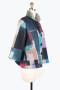 Side of the multicolor Brushed Color Block Jacket from Damee