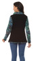 Back of the multicolor Yardley Cowl Neck Top from Parsley & Sage