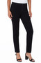 Front of the Gia Glider Slim 29" Eco Jeans from Liverpool in the color black