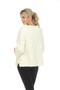 Back of the Bubble Print Jacket from Moonlight in the color ivory