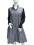 Front of the Angelina Dress from Kozan in the color gunmetal