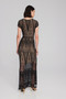 Back of the Embroidered Lace Trumpet Gown from Joseph Ribkoff in the majesty pattern