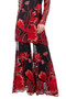 Front of the Fantasy Embroidered Palazzo Pants from Kokomo in the colors black and red