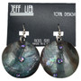 Front of the Blue Iridescent Shell Earrings SKU 25219 from Jeff Lieb