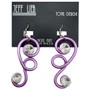 Front of the Purple Twist Wire Earrings SKU 25273 from Jeff Lieb