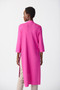 Back of the Studded Side Slit Knit Cardigan from Joseph Ribkoff in the color ultra pink