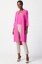 Front of the Studded Side Slit Knit Cardigan from Joseph Ribkoff in the color ultra pink