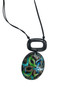 Front of the Glossy Pendant Adjustable Necklace from Alisha D.