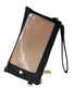 Back of the Catania Wristlet Purse from MC Handbags in the color black