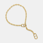 Front of the Gold Mariner Chain Necklace from OMG Blings