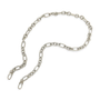 Top view of the Silver Alt Chain Necklace from OMG Blings