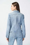 Back of the Rhinestone Studded Jean Jacket from Joseph Ribkoff in the color light blue