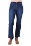 Front of the Mago Flare Leg Jeans from Ethyl in the color blue